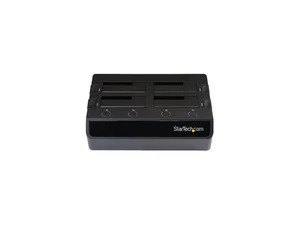 Startech Usb 3.0 To 4-bay Sata 6gbps Hard Drive Docking Station W/ Uasp & Dual - Picture 1 of 6