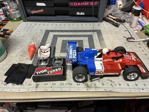 Tyco Taiyo Dominos Radio Control Indy Turbo Works Vintage Used RC Car - Picture 1 of 10