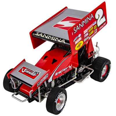2002 GMP Brad Furr Sanmina #2 красный масштаб 1:18 литая модель Sprint автомобиля - Изображение 1 из 4
