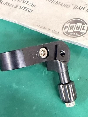 Montaje de palanca de cambios delantera Paul Thumbies SOLO IZQUIERDA 22,2 mm para Shimano NEGRO - NUEVO Foto 1 de 4