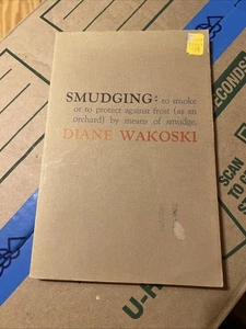 Diane Wakoski, Smudging, Black Sparrow Press, Paperback Vintage 1974 - Imagen 1 de 13