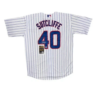 RICK SUTCLIFFE signed autographed CHICAGO CUBS Jersey w/ COA JSA CH57501 - Image 1 of 4