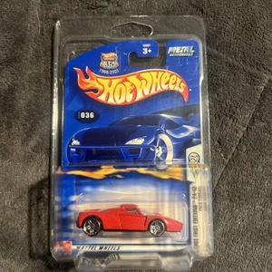 Vtg Hot Wheels 2003 First Editions #24/42 Enzo Ferrari Red & Ships In Protector! - Picture 1 of 13