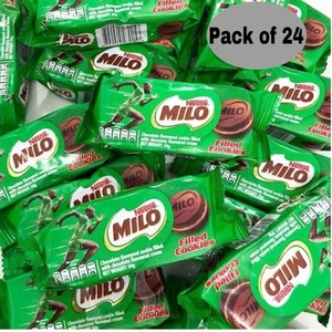 Jamaican NESTLÉ MILO Chocolate Cookie/Chocolate Flavored Cream/34g/Pack of 4 - Picture 1 of 6
