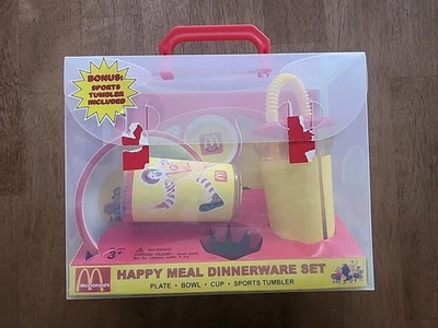 Juego de vajilla happy food mcdonalds 2002 Foto 1 de 4