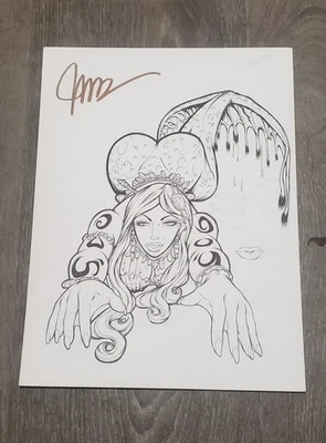 Libro de historietas con cubierta de sirena CaliKrazy Vol.2 obra de arte original boceto artístico Foto 1 de 3