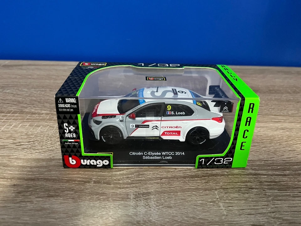 Modelo diecast Bburago escala 1/32 del Citroën C-Elysée WTCC 2014 Foto 1 de 1