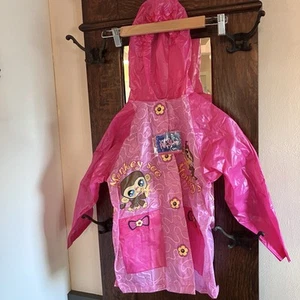 Vintage Littlest Pet Shop Youth Rain Jacket Monkey New With Tags Small LPS RARE - Picture 1 of 16