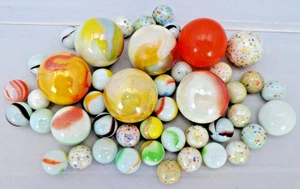 45x Marmi Cina Opachi Bianco/Vetro screziato (Esposizione Arte Collezione) +Extra - Foto 1 di 12