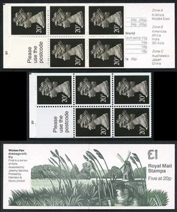 DB15(14) 1989 One Pound Wicken Fen Ely Cyl B9 Screened Value - Bild 1 von 1