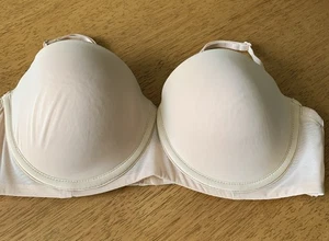 New Without Tags Multi Way T-shirt Strapless Padded Underwired Bra Beige 36C - Picture 1 of 2
