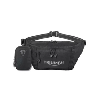 Marsupio con Borsello Packable Sling Bag Originale Triumph Black MLUA24008 - Picture 1 of 7