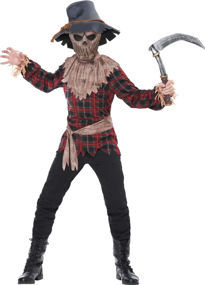 Harvest Boys Of Horror Scarecrow Costume Halloween Creepy Outfit 3124-066 - Image 1 of 1