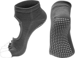 Women’s Half-Toe Yoga Socks – Non-Slip Grip, Breathable Pilates & Barre Socks - Picture 1 of 20