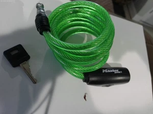 Master lock cable lock keyed lock 6x5/16 - Picture 1 of 1
