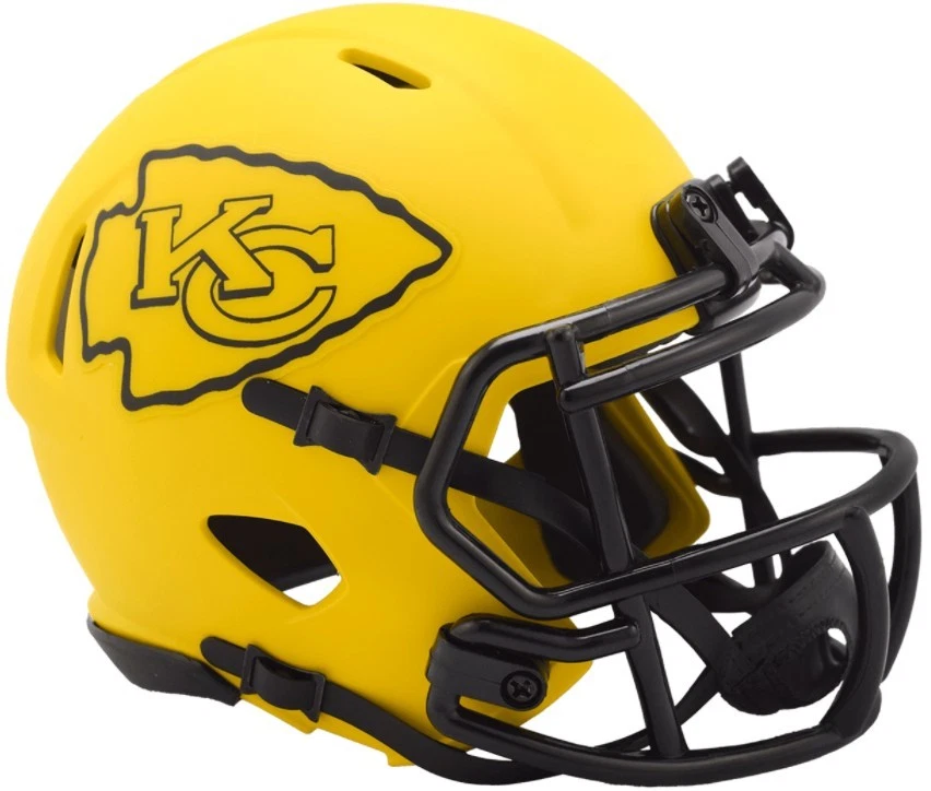 Casco de fútbol americano Kansas City Chiefs RAVE Riddell Speed Mini NFL Foto 1 de 1
