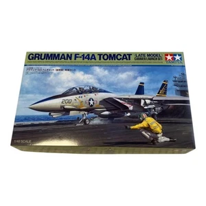 Tamiya Grumman F-14A Tomcat 1/48 Carrier Launch Set Model Kit New - Picture 1 of 19