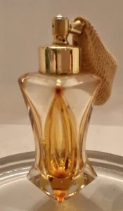 BOTTIGLIA PROFUMO VANITÀ VETRO TRASPARENTE vintage - angoli quadrati incisi - ha bisogno di atomizzatore - Foto 1 di 10