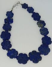 Handmade Necklace from natural gemstone (Badakhshan Lapis Lazuli Afghanistan)