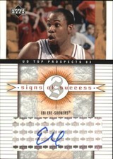 2003-04 UD Top Prospects Signs of Success #SSEE Ebi Ere AUTO - NM-MT