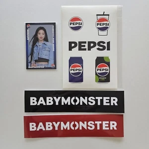 BABYMONSTER 1. MINI ALBUM [BABYMONS7ER] POP-UP STORE EVENT PEPSI FOTOKARTEN SET - Bild 1 von 18