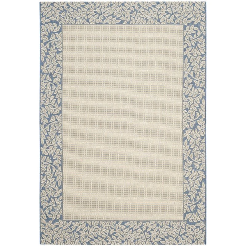 Safavieh CY0727-3101-210 2'x10' Runner Syn. Power Loomed Floral Outdoor Rug
