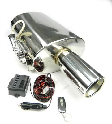 3" / 76Mm Silenciador De Escape Con Válvula, Final - Imagen 1 de 4