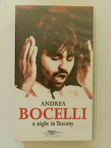 VHS Video Kassette Andrea Bocelli A night in Tuscany Nuccia Focile - Imagen 1 de 1
