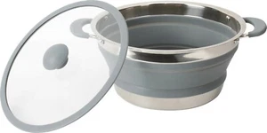 24cm CAMPING olla de cocina POP UP CACEROLA DE SILICONA picnic pesca cámper viaje - Imagen 1 de 7