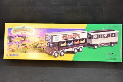 CORGI 24801 LEYLAND DODGEM TRUCK E CARAVAN SILCOCK'S SCALA 1/50 DIE CAST MODEL - Immagine 1 di 4