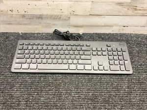 Used Dell Slim Wired USB Keyboard Black KB-113P  - Picture 1 of 9