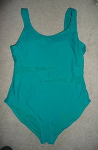 Sexy Traje de Baño Ajustado Catalina Azul Azulado Una Pieza Cortado Malla L 12-14 Usado Una Pieza - Imagen 1 de 5
