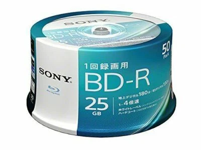 SONY 4X Blu-ray BD-R Single-Layer (50 Packs) 50BNR1VJPP4  form - Image 1 of 2