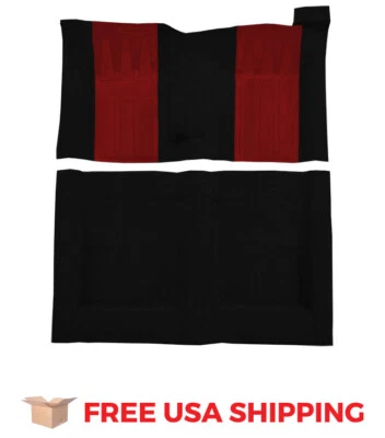 ACC FITS 1970-1971 Mercury Cyclone GT 4spd with 2 Red Inserts Loop Carpet Foto 1 de 4