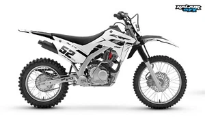 Kit de gráficos para Honda CRF125F (2019-2024) CRF 125F Ominous Series - Blanco - Imagen 1 de 7