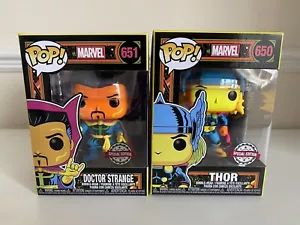 Pop Vinyl Funko Pop Special Editions Thor 650 Doctor Strange 651 Brand New - Picture 1 of 9
