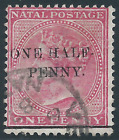Natal, Sc #72, 1/2D On 1D, Used