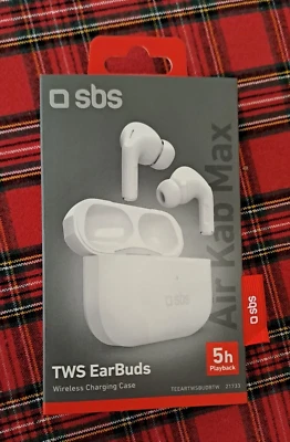 Auricolari Wireless SBS Air Kab Max TWS senza fili - Oggetto NUOVO - Immagine 1 di 3