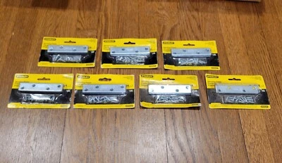 Lote de (7) paquetes Stanley 4" placa de reparación, 28 en total, galvanizado Foto 1 de 2