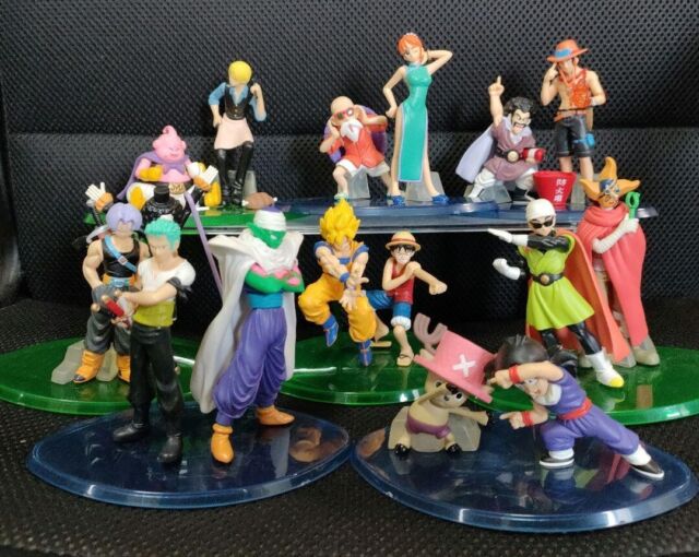 w 龍珠Dragonball x One Piece 40th Weekly Jump Dream Fusion 11 Types Toy  Figure