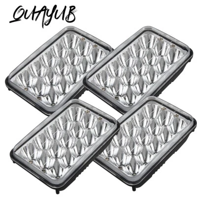 Faros LED para Chevrolet K10 K20 K30 1981 1982 1983 1984 1985 1986 4 piezas 4x6" Foto 1 de 4