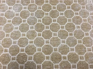 Kravet Beige Chenille Geometrisch Sechsecke Polsterstoff 6,75 Yards (31686-616) - Bild 1 von 2