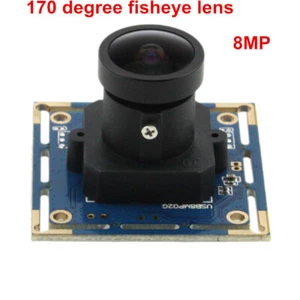 ELP Sony IMX179 HD Webcam w/ 170degree Fisheye Lens MJPEG 8MP USB Camera Module - Picture 1 of 7