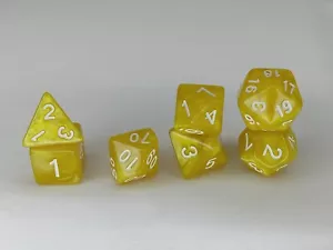 7pc Polyhedral Dice Set With Free Bag of Choice! TTRPG DND MTG Board Games - Picture 1 of 6