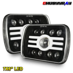 Pair 5x7" 7x6" headlights H6052 For Toyota Hilux 1988-1997 Pickup 1982-1995 - Picture 1 of 11