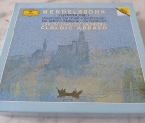 MENDELSSOHN 2 NM CD 5 SYMPHONIEN ABBADO LONDON SYMPHONY ORCHESTRA 1985 - Imagen 1 de 5