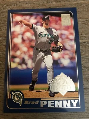 2001 Topps Opening Day Baseball Card #54 Brad Penny Florida Marlins Mint (C7) - Image 1 of 2