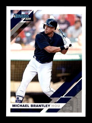 2019 Donruss #63 Michael Brantley Houston Astros - Image 1 of 2