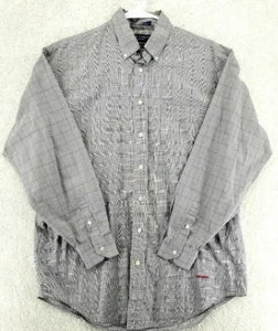 Daniel Cremieux Herren 48" Brust Button-Down Hemd Grau Fensterscheibe Medium - Bild 1 von 6