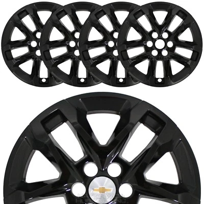 Se adapta a Chevrolet Traverse 2018-2024 negro 18" cubiertas de rueda tapacubos cubiertas de llanta completas Foto 1 de 4